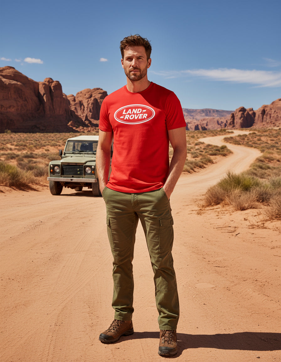 Playera Land Rover Camioneta Coche Vehículo Automovilismo