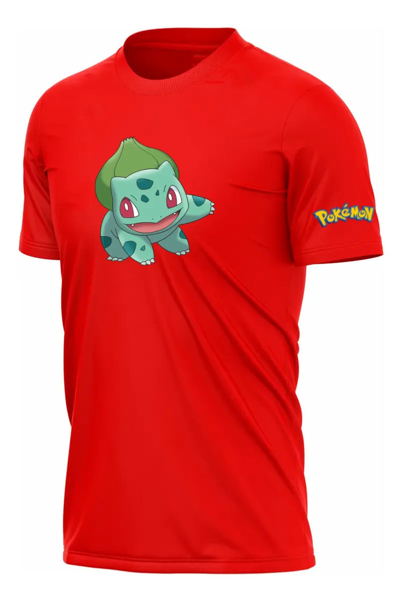 Playera Deportiva Squirtle Charmander Bulbasaur Pokémon