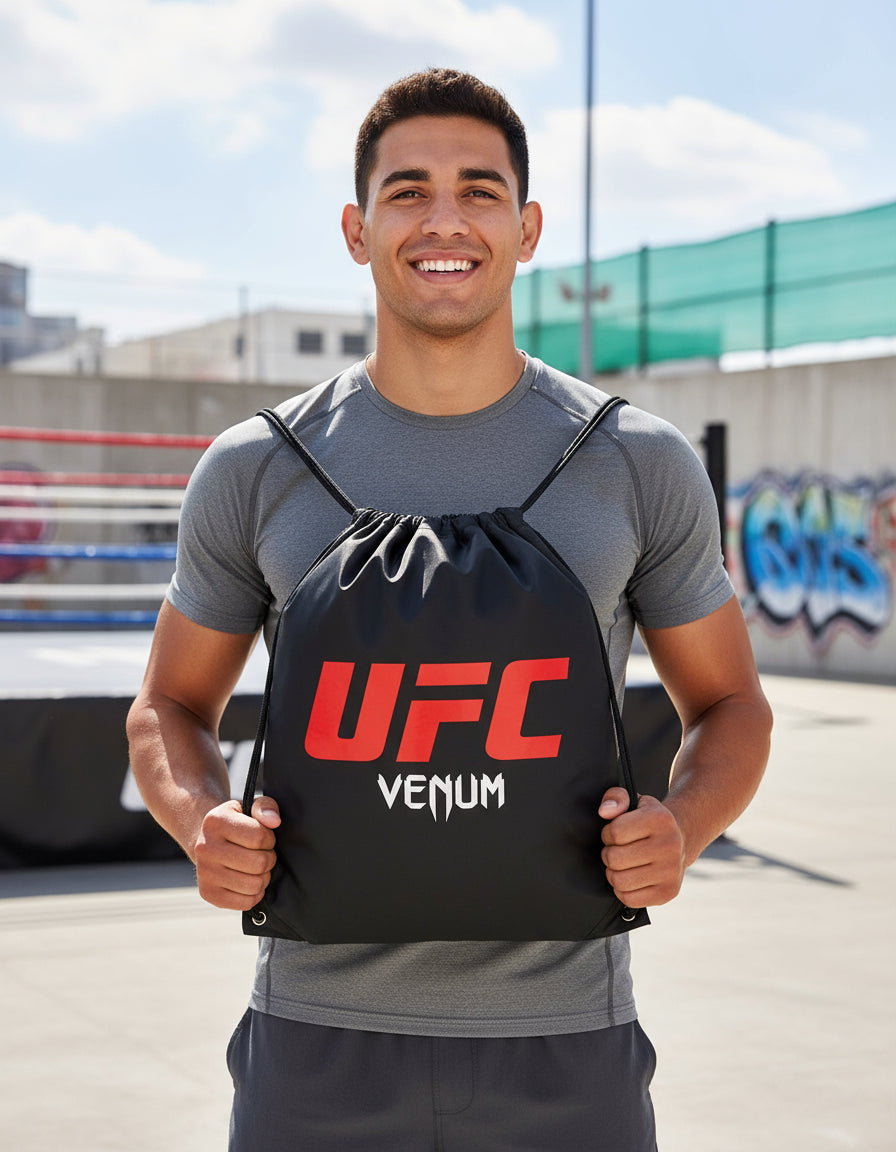 Mochila Ufc Venum Mma Box Muay Thai Kick Boxing Bjj Negro Ufcvnm