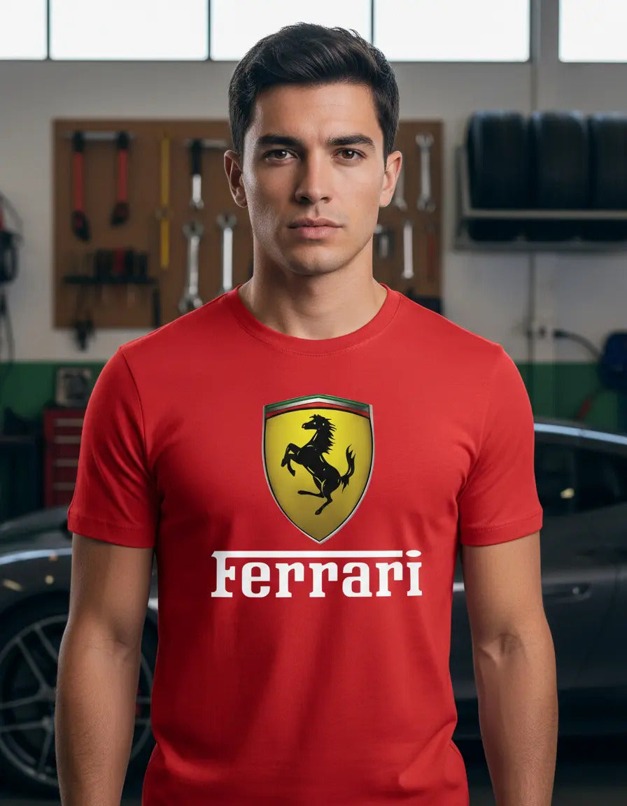 Playera Ferrari Coche Vehículo Automovilismo Fórmula 1 F1