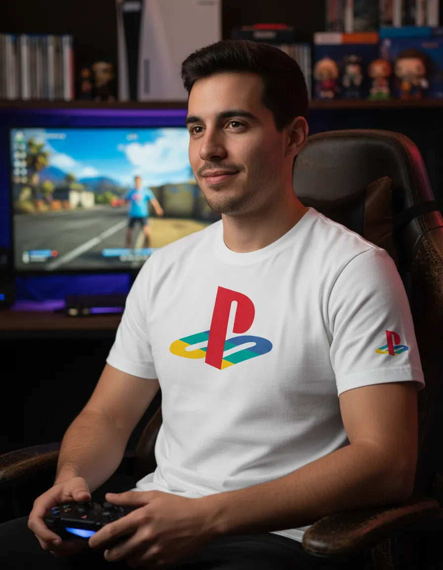 Playera Playstation Videojuegos Gaming Gamer Streaming Ps5