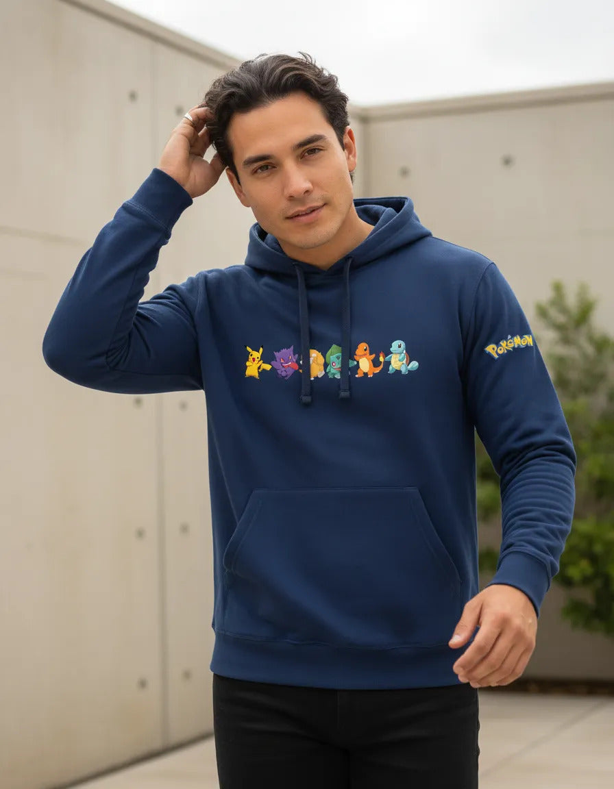 Sudadera Pokémon Gengar Pikachu Charmander Bulbasaur