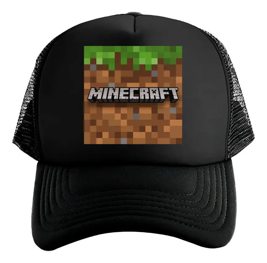 Gorra Trucker Minecraft Chicken Jockey Videojuego Gamer Pc