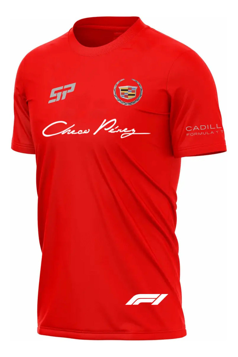Playera F1 Cadillac Formula 1 Team Sergio Checo Pérez Piloto
