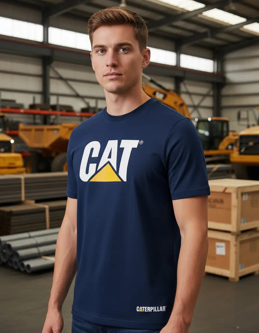 Playera Caterpillar Maquinaria Construcción Minería