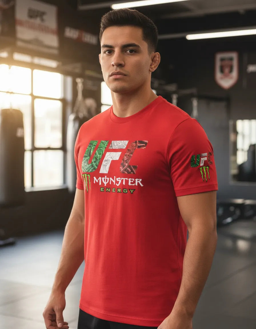Playera Dry Fit Ufc Monster Energ Mma Box Muay Thai Bjj Kb