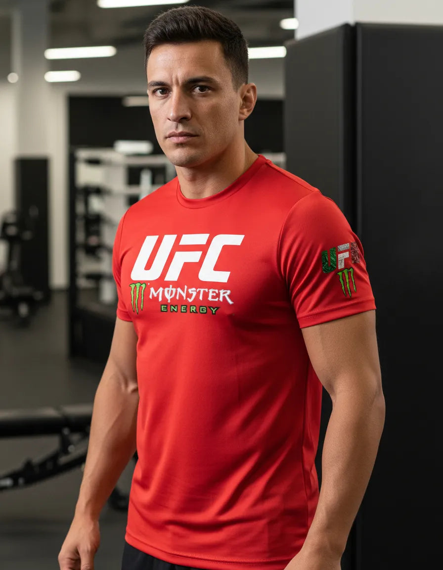 Playera Dry Fit Ufc Monster Energ Mma Box Muay Thai Bjj Kb