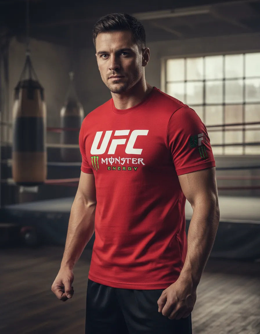 Playera Dry Fit Ufc Monster Energ Mma Box Muay Thai Bjj Kb