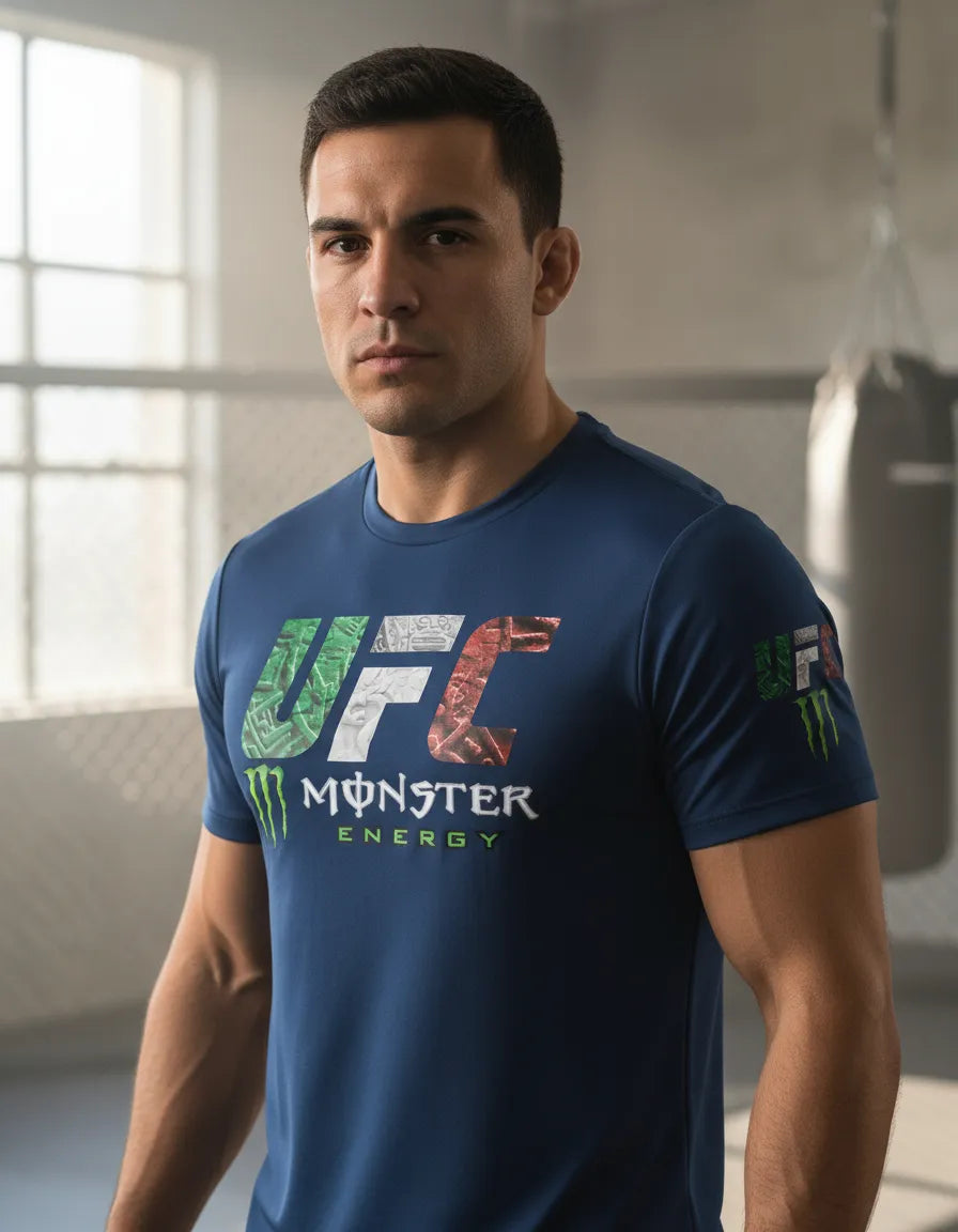 Playera Dry Fit Ufc Monster Energ Mma Box Muay Thai Bjj Kb