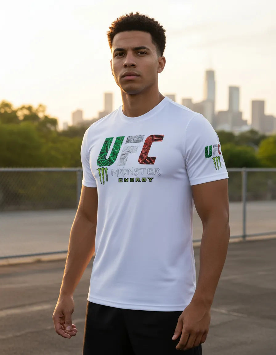Playera Dry Fit Ufc Monster Energ Mma Box Muay Thai Bjj Kb