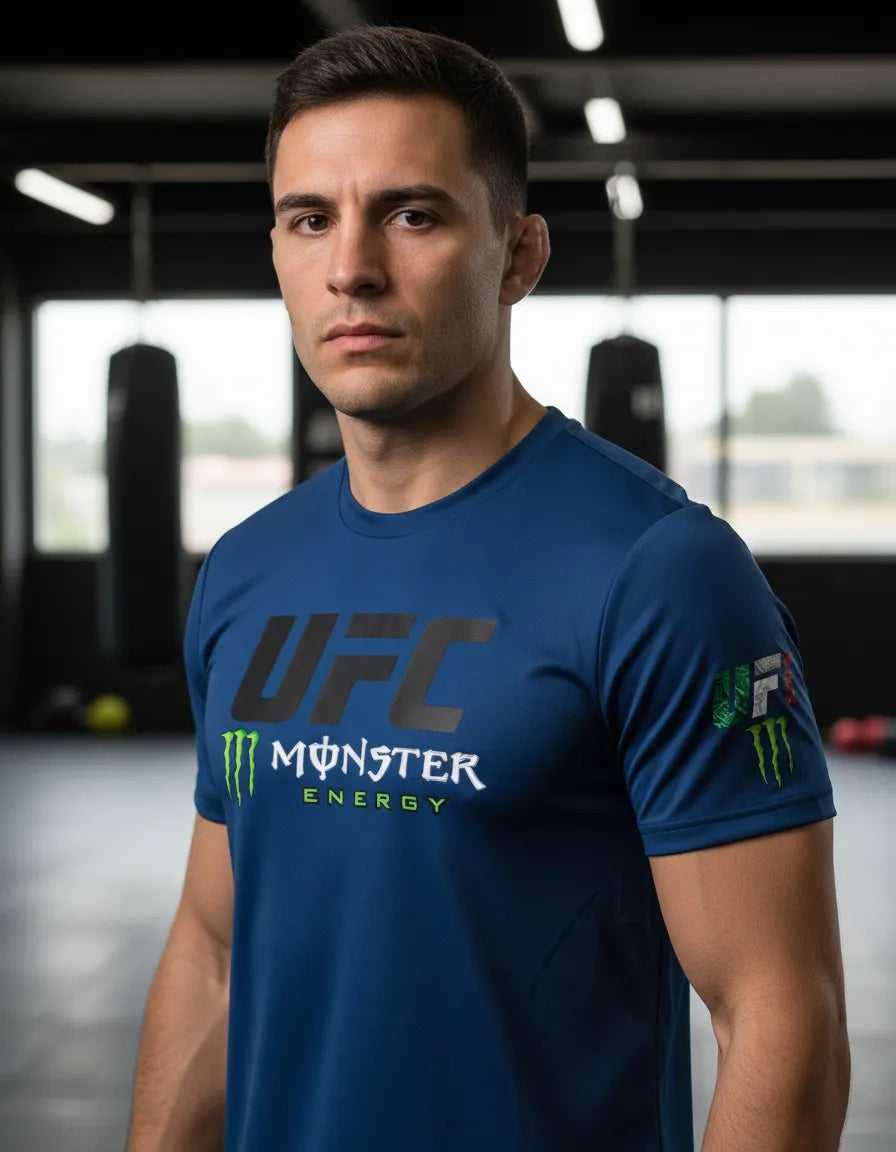 Playera Dry Fit Ufc Monster Energ Mma Box Muay Thai Bjj Kb