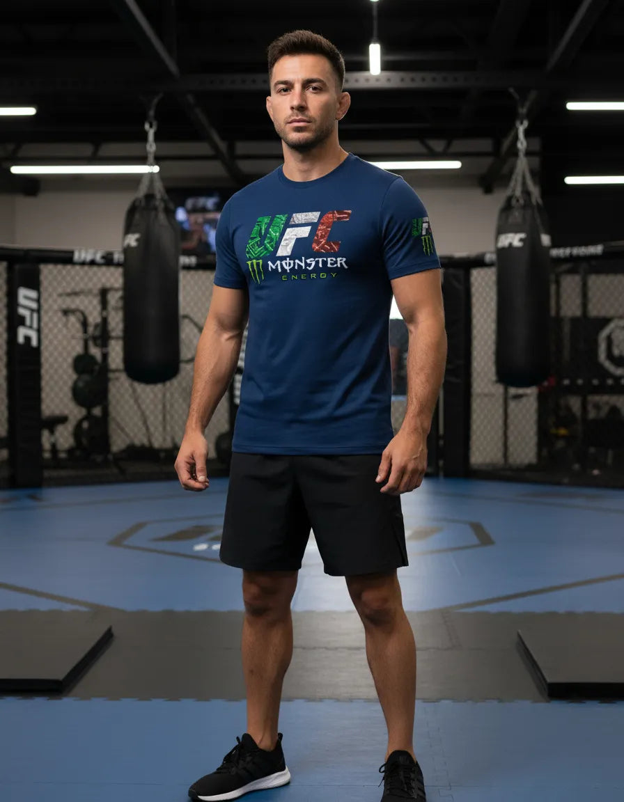 Playera Dry Fit Ufc Monster Energ Mma Box Muay Thai Bjj Kb