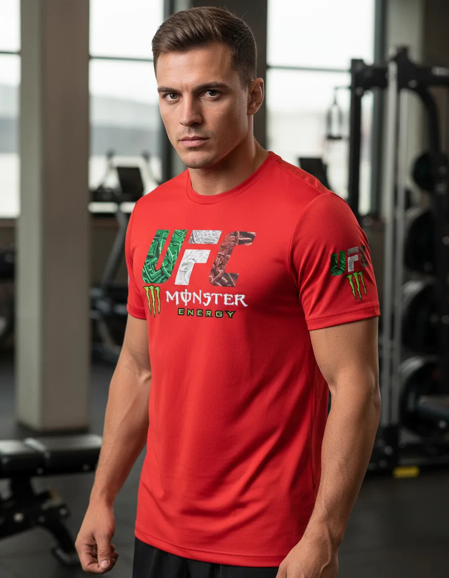 Playera Dry Fit Ufc Monster Energ Mma Box Muay Thai Bjj Kb