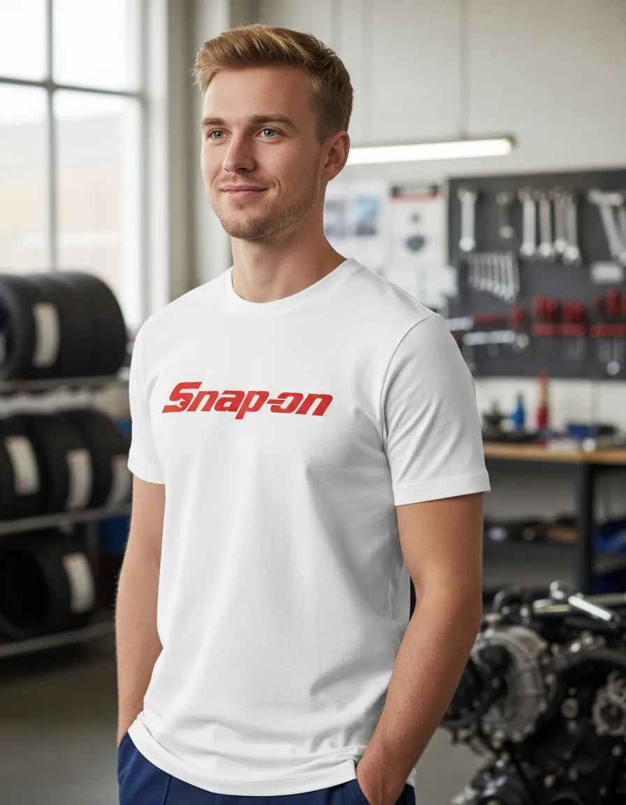 Playera Snap On Herramientas Blanco Logo Ch
