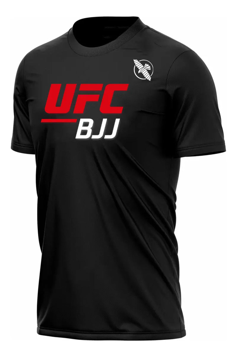 Playera Deportiva Ufc Bjj Brazilian Jiu Jitsu Mma Hayabusa Negro Red Ch