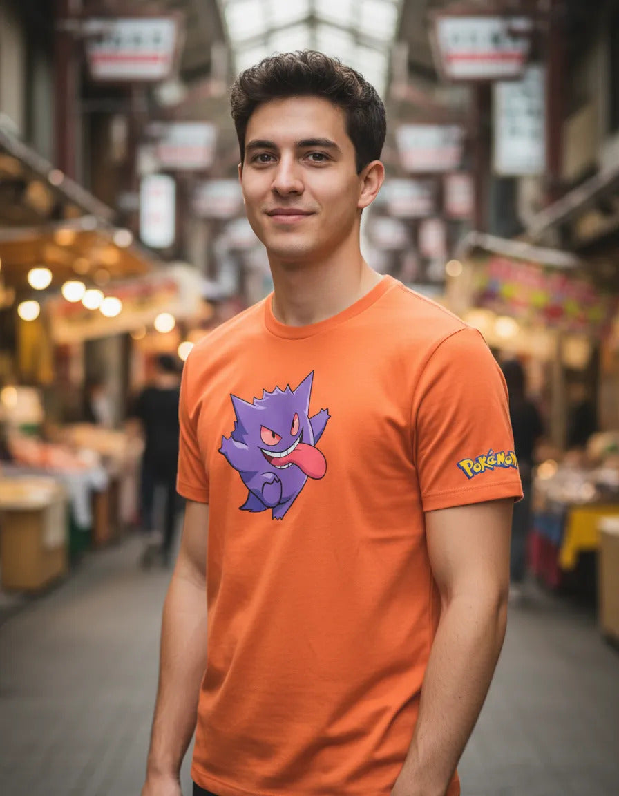 Playera Gengar Pokémon Anime