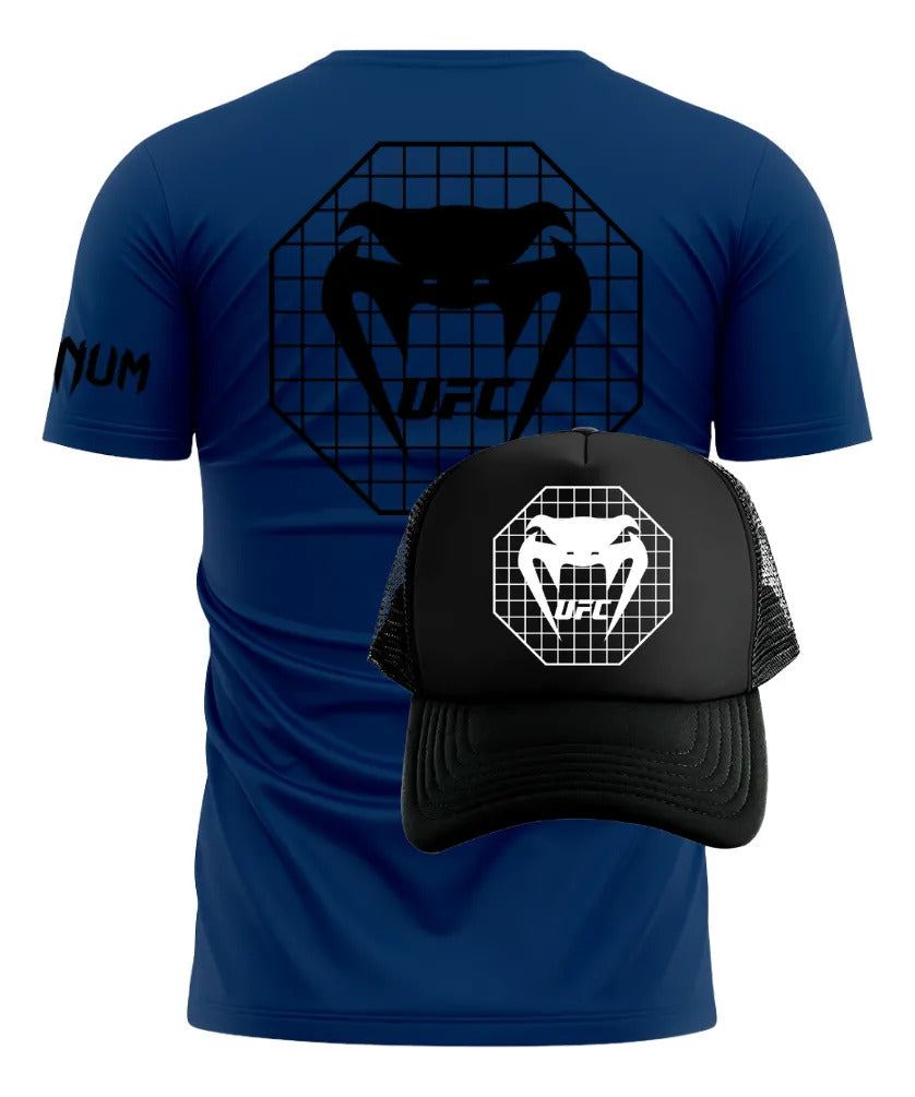 Playera Y Gorra Ufc Venum Octa Mma Box Muay Thai Kick Bjj Kb