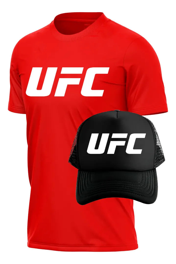Playera Y Gorra Ufc Ultimate Fighter Championship Mma Box Jj
