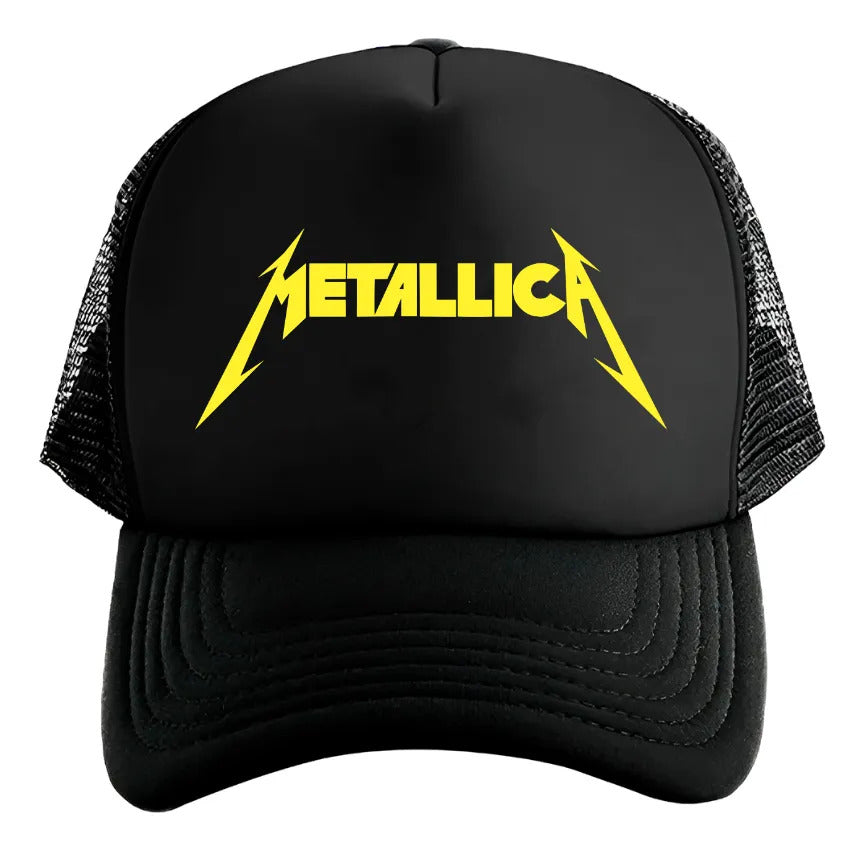 Gorra Trucker Metallica Musica Rock Heavy Metal Ajustable