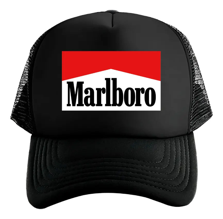 Gorra Marlboro Cigarrillos Tabaco Cigarros Negro Ajustable Marlboro