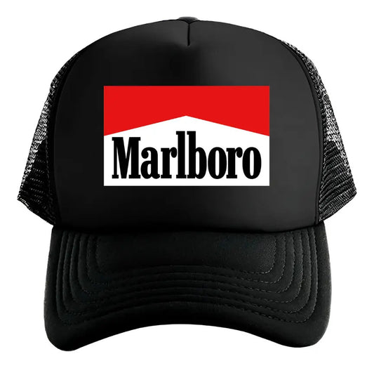 Gorra Marlboro Cigarrillos Tabaco Cigarros Negro Ajustable Marlboro