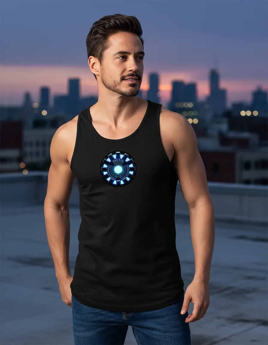 Playera Sin Mangas Iron Man Arc Reactor