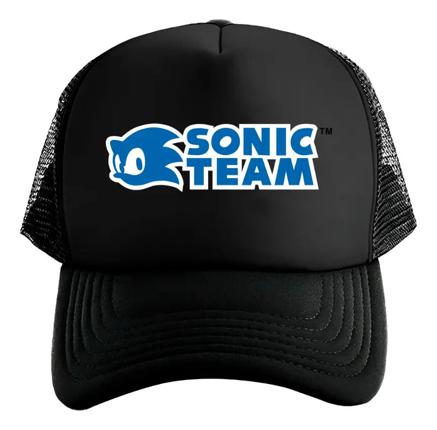 Gorra Sonic Team Negro Ajustable St