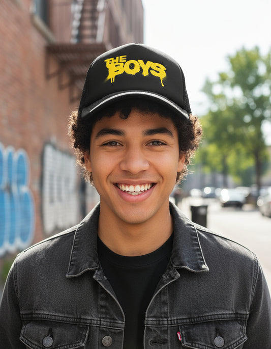 Gorra Trucker The Boys Homelander Comics Super Héroes Negro Ajustable Tb
