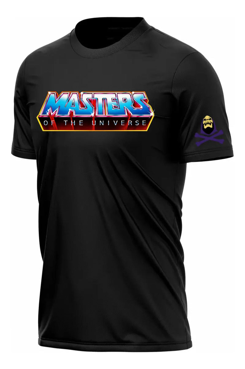 Playera Masters Of The Universe He Man Skeletor Negro Logo G