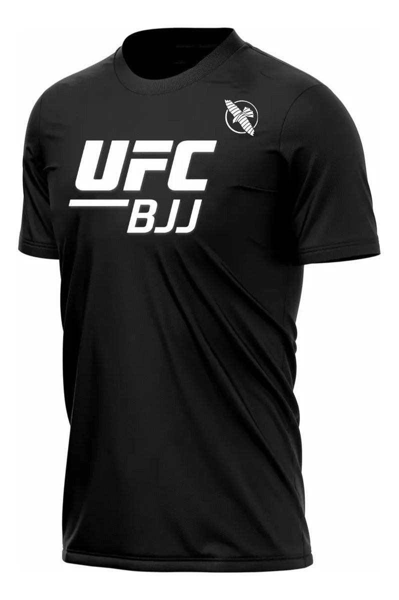Playera Ufc Bjj Brazilian Jiu Jitsu Mma Hayabusa Negro White Xg