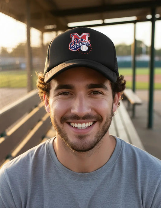 Gorra Sultanes Monterrey Béisbol Lmb México Deportes Negro Ajustable Sultanes