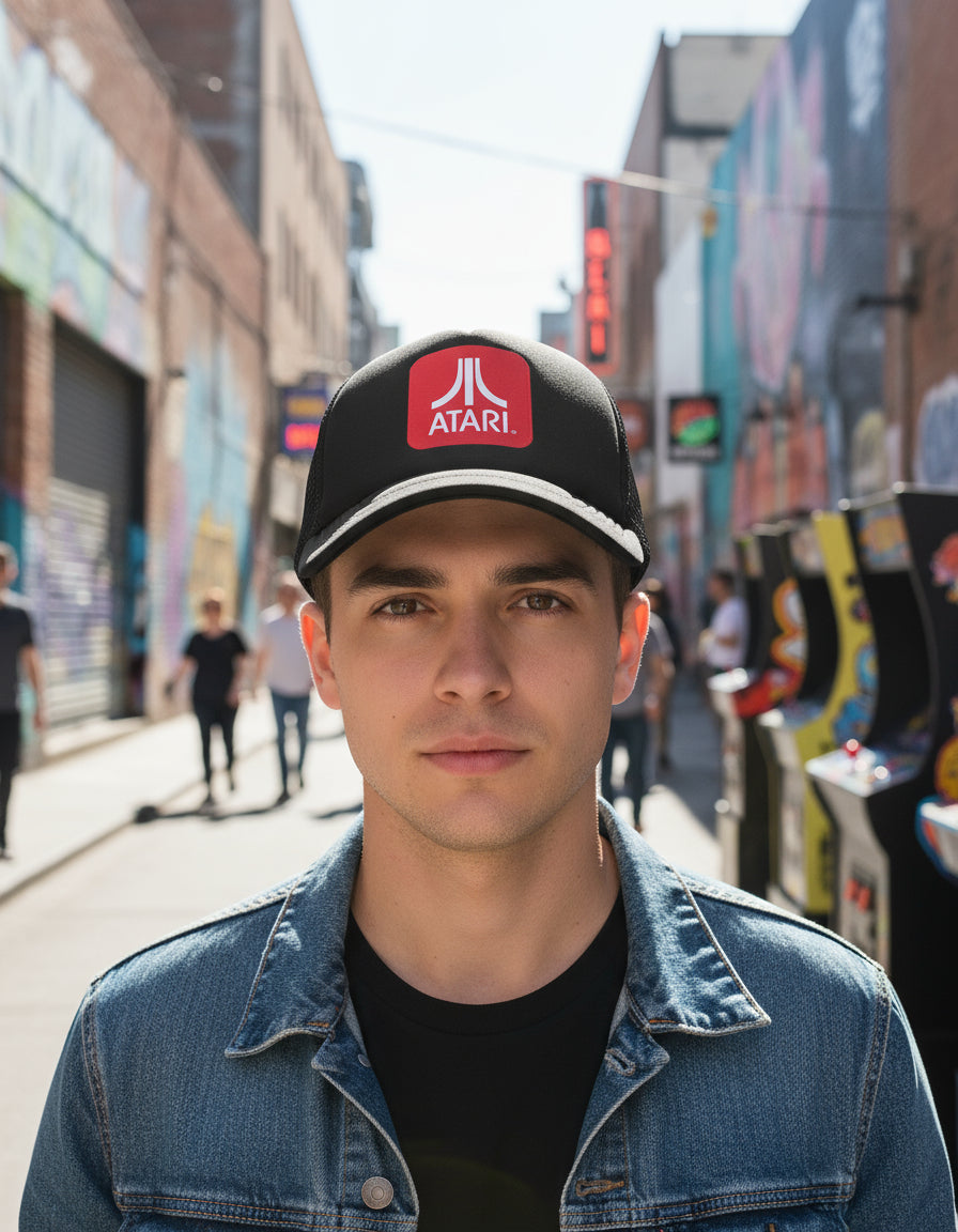 Gorra Atari Negro Ajustable Atari