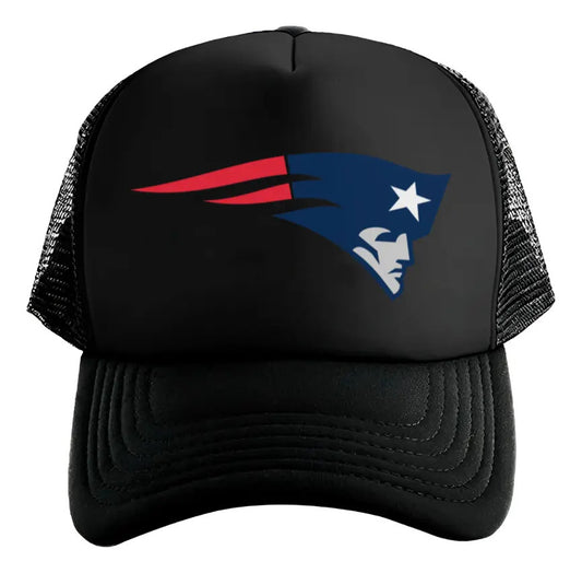 Gorra Patriots Nfl Superbowl Fútbol Americano Tom Brady Negro Ajustable Patriots