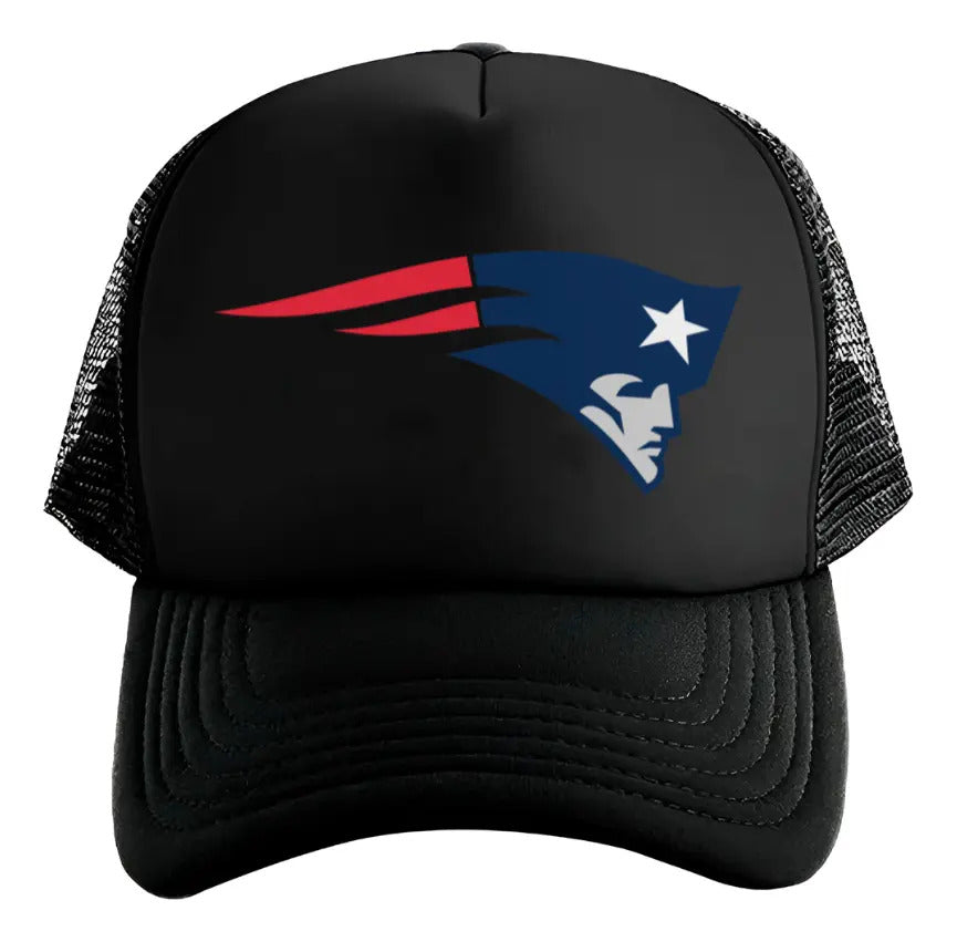 Gorra Patriots Nfl Superbowl Fútbol Americano Tom Brady Negro Ajustable Patriots