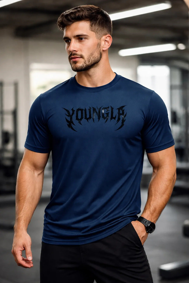 Playera Youngla Entrenamiento Fitness Gym Running Deportes
