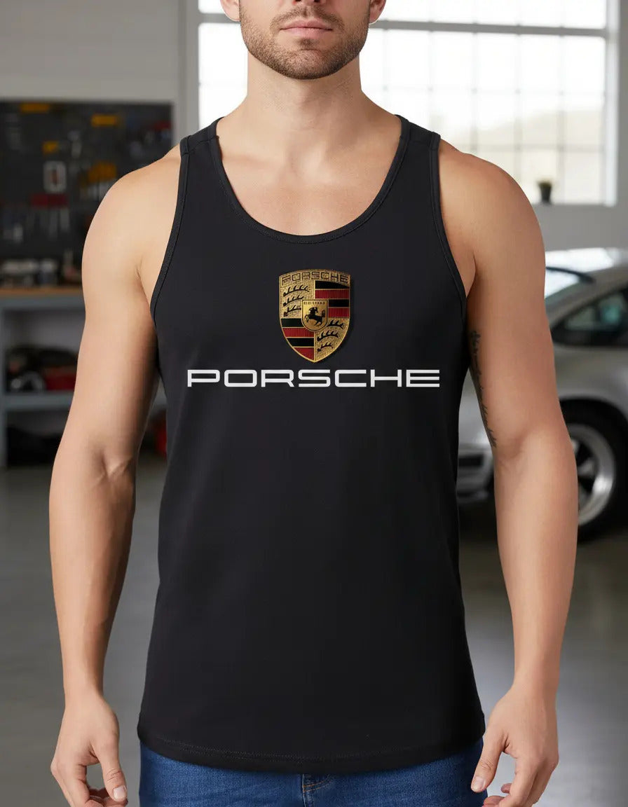 Playera Sin Mangas Porsche Automovilismo Vehículo Coche