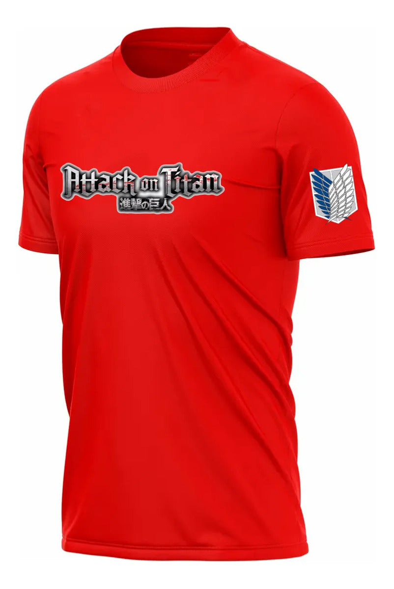 Playera Deportiva Attack On Tittan Shingeki No Kyojin Anime