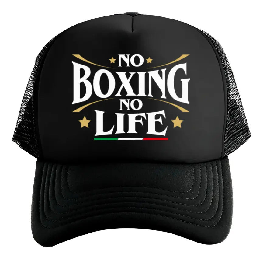 Gorra No Boxing No Life Box Deportes México Ufc Mma Negro Ajustable Nbnl
