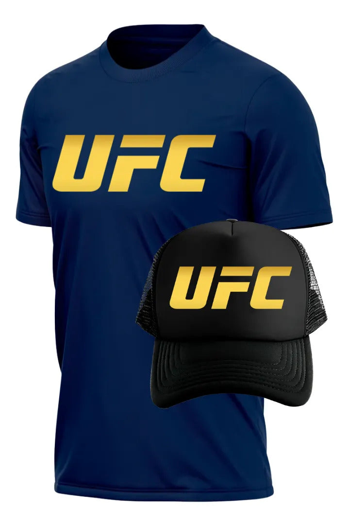 Playera Y Gorra Ufc Ultimate Fighter Championship Mma Box Jj