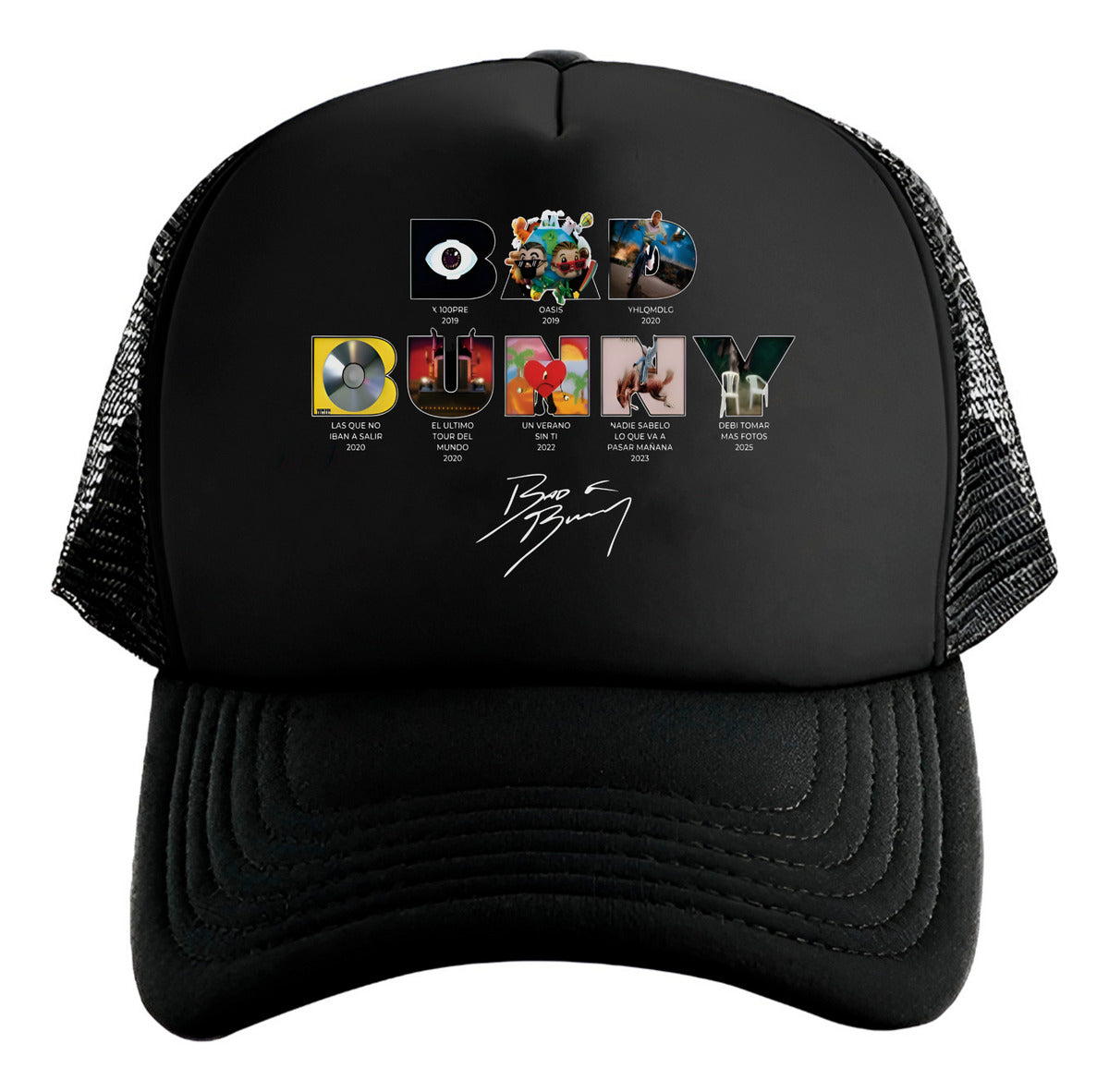 Gorra Bad Bunny Música Reggaeton Pop Trap Rock Rap Hip Hop