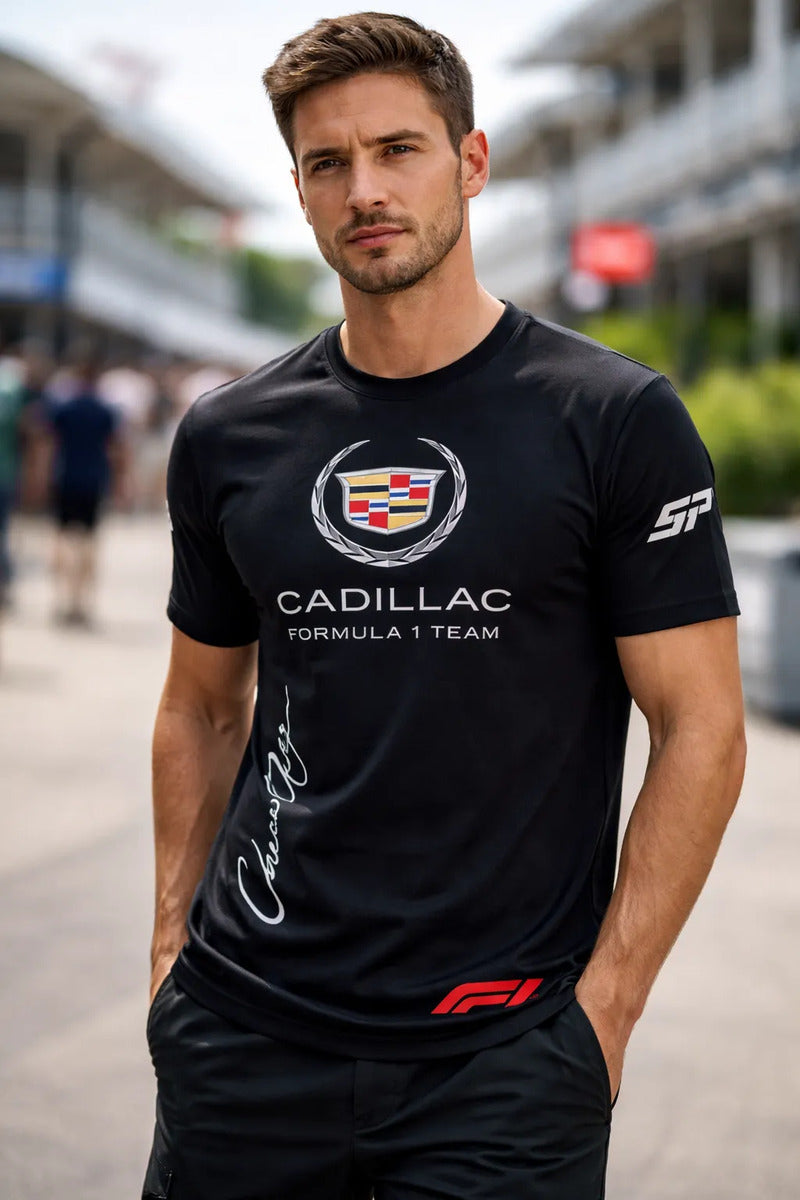 Pack Playera Sudadera Gorra Mochila Cadillac Formula 1 Team