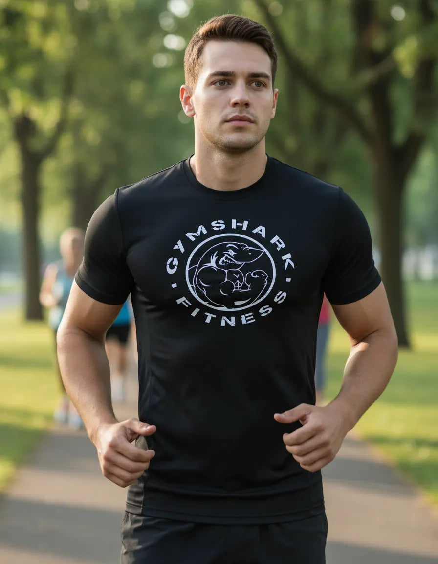Playera Gym Shark Gym Fitness Running Deportes