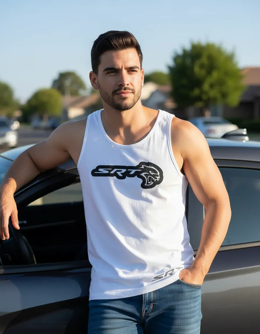 Playera Sin Mangas Hellcat Srt Dodge Charger Automovilismo