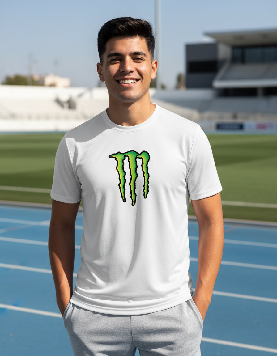 Playera Monster Energ Ufc Mma Box F1 Fútbol Gaming Algodón