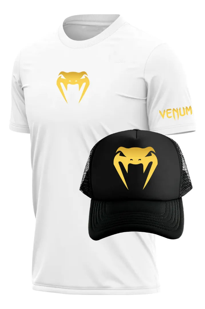 Ufc Playera Y Gorra Venum Ufc Mma Box Muay Thai Kick Boxing