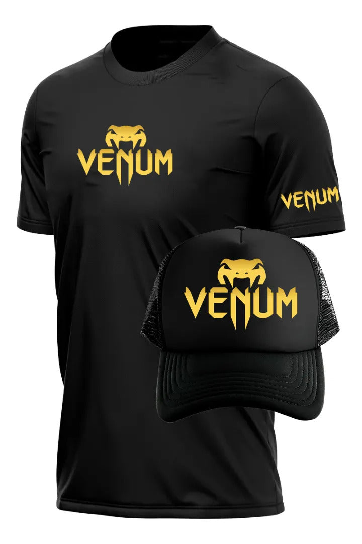 Ufc Playera Y Gorra Venum Ufc Mma Box Muay Thai Kick Boxing