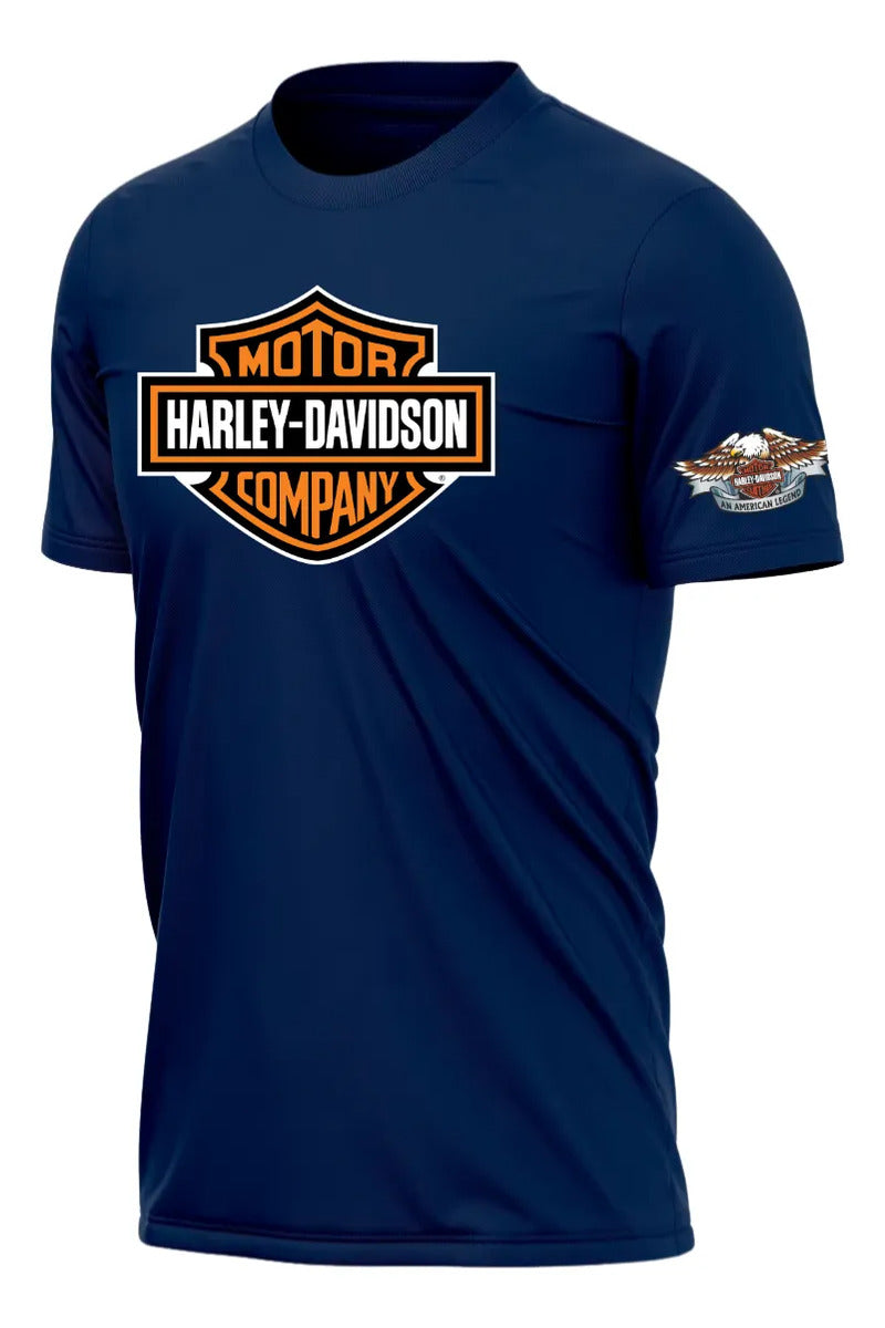 Playera Deportiva Harley Davidson Motos Motociclismo