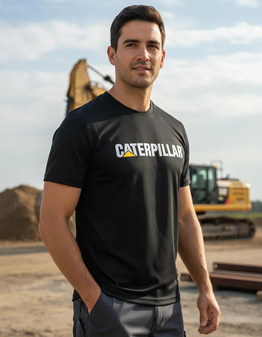 Playera Deportiva Caterpillar Maquinaria Construcción