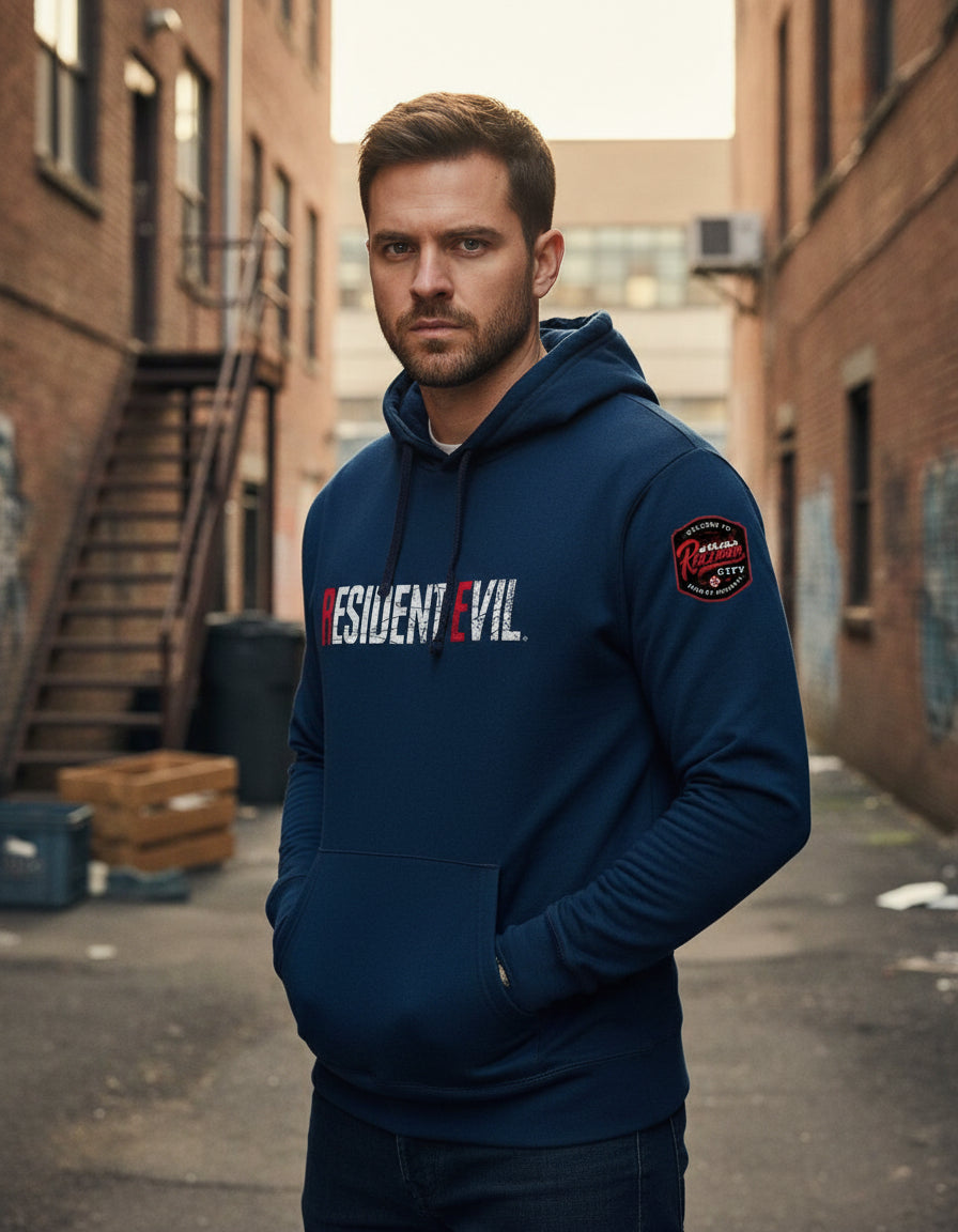 Sudadera Resident Evil Requiem Leon Kennedy Umbrella Zombies