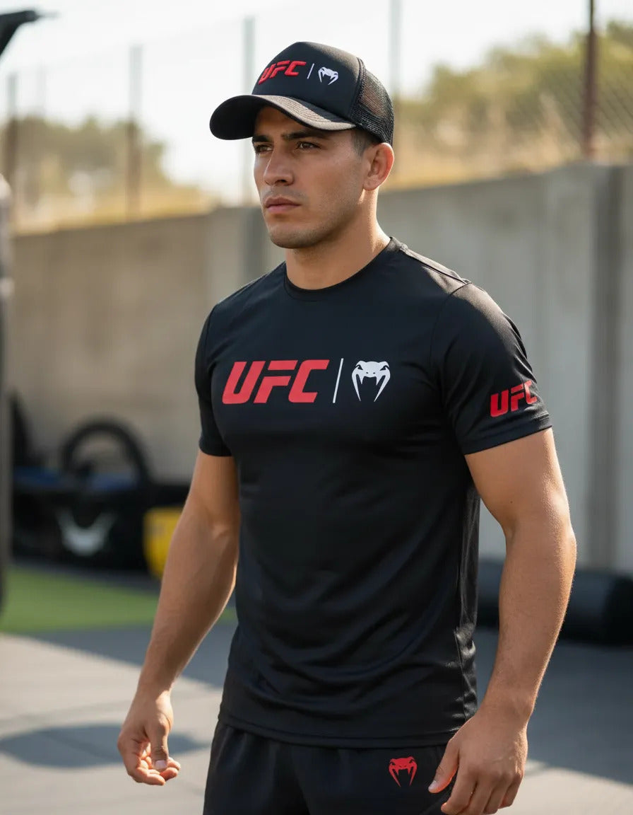 Playera Y Gorra Ufc Venum Mma Box Bjj